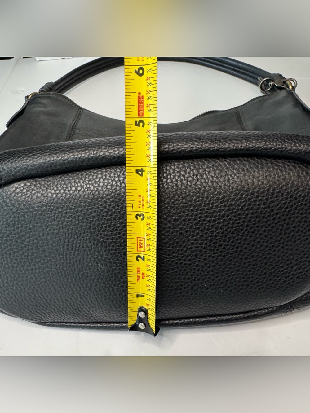 The Sak Sequoia Hobo Shoulder Bag, Black Pebbled Leather - Picture 15 of 16